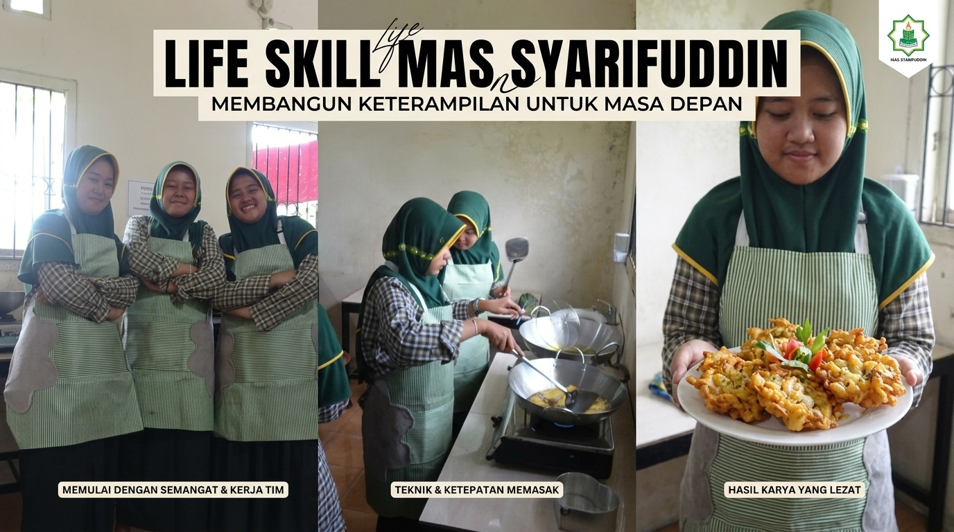 Bukan Cuma Soal Kenyang! Ini Alasan Life Skill Memasak Penting Buat Siswa MAS Syarifuddin
